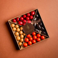 Boîte Quatuor – Dragées enrobées de chocolat