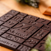 Tablette Gourmande de l’Avent – 24 Jours de Chocolat d'origine 80%