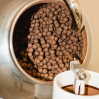 Noisettes enrobées de chocolat au lait
