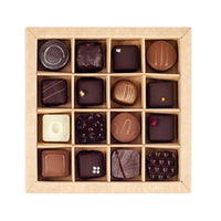 Coffret pralines "Notre assortiment maison pour Noël" - 16 pièces