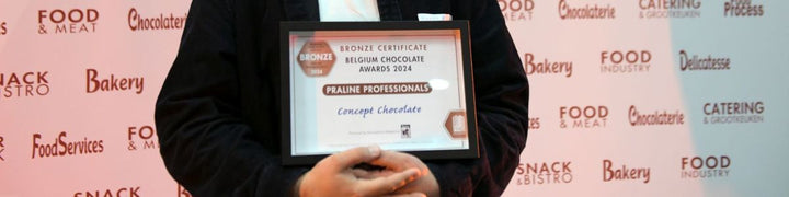 Concept Chocolate Remporte la 3ème Place aux Belgium Chocolate Awards avec la Praline "Blood Corn"