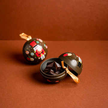 Boule de Noël Métal – Assortiment Gourmand