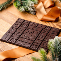 Tablette Gourmande de l’Avent – 24 Jours de Chocolat d'origine 80%