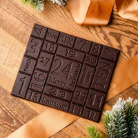Tablette Gourmande de l’Avent – 24 Jours de Chocolat d'origine 80%
