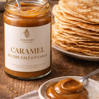 Gesalzene Butter und Vanillekaramell