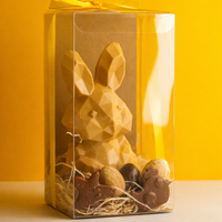 Kaninchen - Schokoladen-Kaninchenwürfel mit kleinen gefüllten Eiern - NUR ABHOLUNG