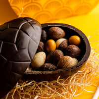 Großes Osterei zum Aufbrechen – kleine gefüllte Eier und frittierte Leckereien – NUR ABHOLUNG