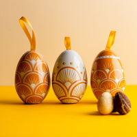 Metall-Ei – 6 kleine Pralinen