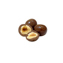 Coated hazelnuts