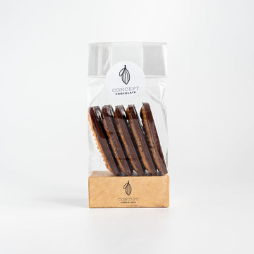 Le Recto-Verso - Biscuit spéculoos-amandes avec une tablette au chocolat noir