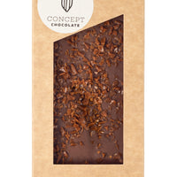 Salted butter caramel bar - Christmas chocolate - chocolate concept chocolate - concept chocolate - artisanal chocolate factory - chocolate in shop - Brussels chocolate factory - Schaerbeek chocolate factory - good quality chocolate