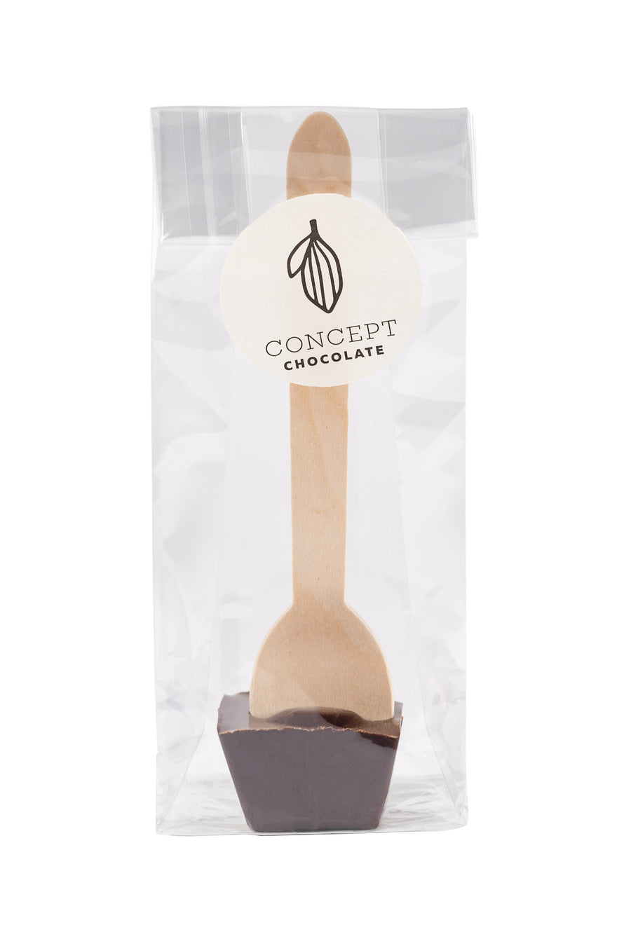 Cuillère chocolat chaud Noir 65% - 2x Choco spoon