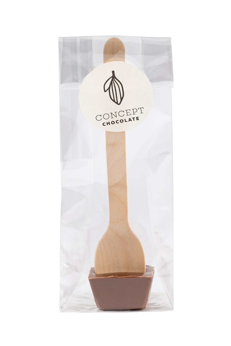 Cuillère chocolat chaud Lait 34% - 2x Choco spoon