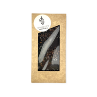 barra de chocolate negro, granos de cacao, nibs, flor de sal, Guérande, tienda online Shopify.